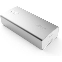 Power Bank, Vinsic Tulip 6000mah External Battery Pack, 5V 2.1A Power Bank USB Charger for iPhone 6 Plus/6/5S/5/4S, iPad, Samsung Devices, HTC, Motorola, Cell Phones, Tablet Pcs (Silver)