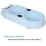 Upsky Double Dog Cat Bowls Double Premium Stainless Steel Pet Bowls with Cute Modeling Pet Food Water Feeder Upsky Double Dog Cat Bowls Double Premium Stainless Steel Pet Bowls with Cute Modeling Pet Food Water Feeder