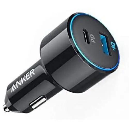 USB C Car Charger, Anker 42W PowerDrive Speed+ Duo, 2 Port USB Car Charger with one 30W Power Delivery Port for iPhone Xs/Max/XR/X/8, iPad Pro, MacBook Pro/Air 2018, Galaxy S10/S9/S8, LG, and More USB C Car Charger, Anker 42W PowerDrive Speed+ Duo, 2 Port USB Car Charger with one 30W Power Delivery Port for iPhone Xs/Max/XR/X/8, iPad Pro, MacBook Pro/Air 2018, Galaxy S10/S9/S8, LG, and More