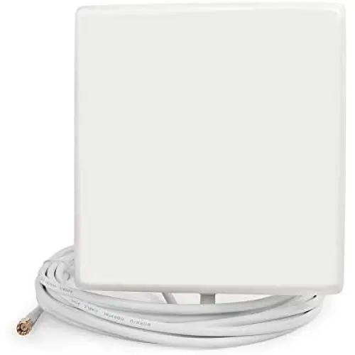 Wide Band Indoor Directional Panel Antenna Wall-mount Antenna for GSM 3G 4G LTE with 6m 20ft White Cable SMA-Male Connector - Work with Cell Phone Signal Booster Repeater Wide Band Indoor Directional Panel Antenna Wall-mount Antenna for GSM 3G 4G LTE with 6m 20ft White Cable SMA-Male Connector - Work with Cell Phone Signal Booster Repeater