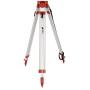 AdirPro Aluminum 5/8-Inch 11-Threaded Flat Head Heavy Duty Contractor Tripod with Quick Clamp (Orange)