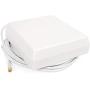 Wide Band Indoor Directional Panel Antenna Wall-mount Antenna for GSM 3G 4G LTE with 6m 20ft White Cable SMA-Male Connector - Work with Cell Phone Signal Booster Repeater