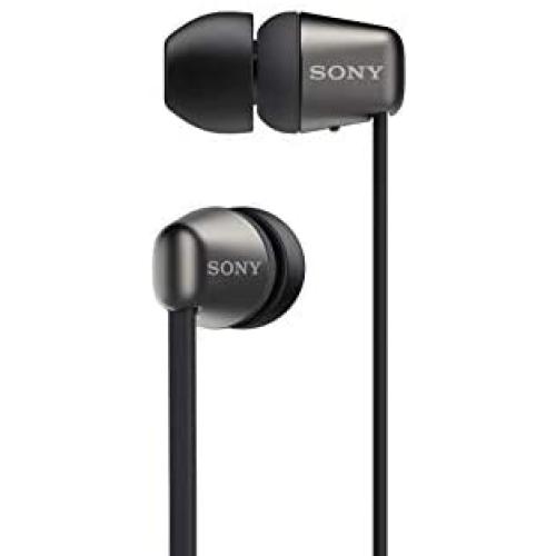 Sony Wireless in-Ear Headset/Headphones with mic for Phone Call, Black (WI-C310/B)