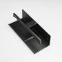 Kelelife Toilet Paper Holder Wall Mounted Double Roll Holder with Phone Storage Shelf, Black Matte