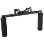 CAMVATE Sponge Handle Grips with 15mm Dual Rod Clamp for DSLR Camera Shoulder Rig