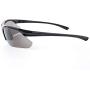 Golden Scute Protective UV Protection Safety Glasses with Anti-Fog/Anti-Scratch Coating, Dust Goggle Clear Impact Resistant Splash-Proof Wrap-Around Lens for Cycling, Driving,Fishing3 Pairs (Black)