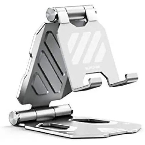 SUPCASE Desk Counter Table Cell Phone Stand Holder Phone Dock Cradle Adjustable Multi Angle Compatible with iPhone 11 Pro Xs Xs Max X Xr 7 8 & Android Smartphone (Silver) SUPCASE Desk Counter Table Cell Phone Stand Holder Phone Dock Cradle Adjustable Multi Angle Compatible with iPhone 11 Pro Xs Xs Max X Xr 7 8 & Android Smartphone (Silver)