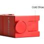 Ulanzi ST-02S Aluminum Phone Tripod Mount w Cold Shoe Mount, Support Vertical and Horizontal, Universal Metal Adjustable Clamp for iPhone Xs Xs Max X 8 7 Plus Samsung Huawei Android Smartphones-Red