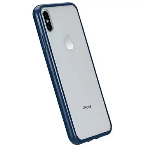 AmazonBasics iPhone Xs Max Crystal Mobile Phone Case (Protective & Anti Scratch) - Blue AmazonBasics iPhone Xs Max Crystal Mobile Phone Case (Protective & Anti Scratch) - Blue