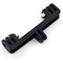 Nechkitter Dual Twin Mount Adapter for GoPro Hero 2 3 3+ 4 5 6 7 Compatible with Housing Handle Monopod Mount