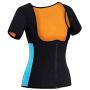 NonEcho Women Sauna Body Shaper Sweat Suit Sleeve Spa Cami Hot Neoprene Slimming Workout Vest Weight Loss Top