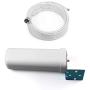 PROUTONE Universal Wide-Band GSM 3G 4G LTE Omni-Directional Outdoor Antenna Pole Mount with 49.2ft(15m) RG58 SMA Male to N Male 3D-FB Coax Cable for Cell Signal Boosters