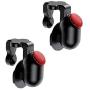 USB Game Controller, Juvenile Shoulder Gamepad Joystick for L1 R1 Key Shooter Controller Gamepad Trigger Fire Button Aim for Mobile Phone Game Pad-Black-