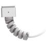 Lightning Charger Cable Saver | MacBook iPhone Micro USB Protector | PC/Notebook Charging Cable Saver. Snug Fit for All Cell Phones, (Grey)