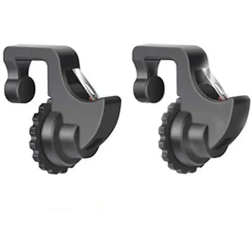 NOLOGO Fssh-mlx 1Pair Gamepad for PUBG Joypad Trigger Fire Button Aim L1 R1 Key L1R1 Shooter Controller for PUBG Mobile Phone Game Pad (Color : Black)