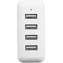 AmazonBasics 40W 4-Port Multi USB Wall Charger, White AmazonBasics 40W 4-Port Multi USB Wall Charger, White