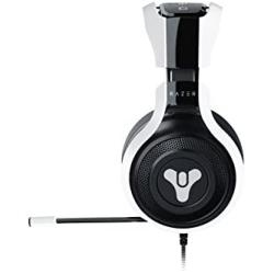 Razer Destiny 2 ManOWar Tournament Edition: In-Line Audio Control - Unidirectional Retractable Mic - Rotating Ear Cups - Gaming Headset Works with PC, PS4, Xbox One, Switch, & Mobile Devices