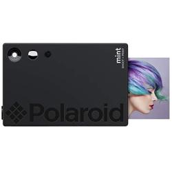 Zink Polaroid Mint Instant Print Digital Camera (Black), Prints on Zink 2x3 Sticky-Backed Photo Paper