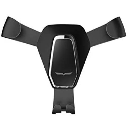 Car Phone Holder Car Air Outlet Mobile Phone Holder is Adjustable by Gravity and Suitable for Most Mobile Phones (Black)