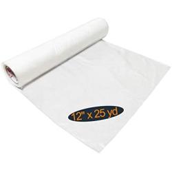 HimaPro Wash Away Water Soluble Machine Embroidery Stabilizer & Topping 12" x 25 Yards, 25 Micron