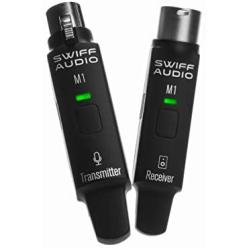 Swiff Plug-on Microphone Wireless System for Dynamic or Condenser Microphone, Audio Mixer, PA System, DSLR Camera