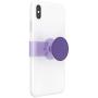 PopSockets PopGrip Slide for iPhone Xs Max Apple Silicone Case - Fierce Violet