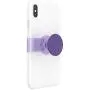 PopSockets PopGrip Slide for iPhone Xs Max Apple Silicone Case - Fierce Violet