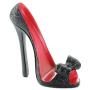 Black Bow Shoe Phone Holder 5.25x2.5x5.62"