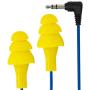 Plugfones Basic Earplug-Earbud Hybrid - Noise Reducing Earphones - Yellow