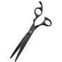 Moontay Professional 7.0/8.0 inches Dog Grooming Scissors Set, 4-Pieces Straight, Upward Curved, Downward Curved, Thinning/Blending Shears for Dog, Cat and Pets, JP Stainless Steel Moontay Professional 7.0/8.0 inches Dog Grooming Scissors Set, 4-Pieces Straight, Upward Curved, Downward Curved, Thinning/Blending Shears for Dog, Cat and Pets, JP Stainless Steel