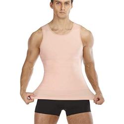 Mens Compression Shirt Slimming Body Shaper Vest Workout Tank Tops Abs Abdomen Undershirts