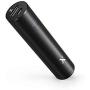 Lipstick Portable Charger 3350mAh Xcentz, Compact External Battery Premium Aluminum with Flashlight Pocket Power Bank Phone Charger for iPhone 11, 11 Pro, Xs, X, 8, Android Smartphone(Black)