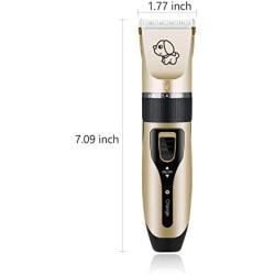 NA Dog Grooming Clipper Kit USB Rechargeable Dog Shavers with Low Noise Pet Hair Trimmer Set for Dog Cat Pets