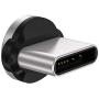 Melonboy Type C Magnetic Cable Adapter [4-Pack], Magnetic Connector Tip Heads 360° Rotating Magnetic Plug for Type C Device