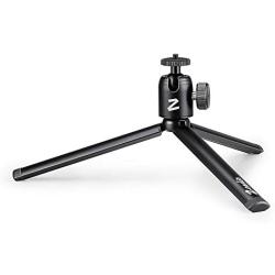 Zeadio Metal Mini Tripod + Ball Head Mount, with 1/4" Screw Desktop Tabletop Stand Tripod for Smooth4, Crane Plus, Crane2, Osmo Mobile, Ronin-S, Vimble2, Gimbal Handle Grip Stabilizer and All Cameras