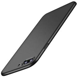 TORRAS Slim Fit iPhone 8 Plus Case/iPhone 7 Plus Case, Hard Plastic PC Ultra Thin Mobile Phone Cover Case with Matte Finish Coating Grip Compatible with iPhone 7 Plus / 8 Plus, Black