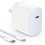 30W Fast Charger for iPad Pro 12.9 Gen 1/2 2015 2017, iPad Pro 10.5, iPad 7, iPad Air 3, iPad Mini 5, iPhone 11, 11 Pro Max, XR, Xs,X, Foldable Plug, LED Indicator, 6.6ft Apple Certified Charger Cable 30W Fast Charger for iPad Pro 12.9 Gen 1/2 2015 2017, iPad Pro 10.5, iPad 7, iPad Air 3, iPad Mini 5, iPhone 11, 11 Pro Max, XR, Xs,X, Foldable Plug, LED Indicator, 6.6ft Apple Certified Charger Cable