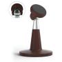 Magnetic Cell Phone Stand for Desk, SUPERONE Desktop Phone Holder Compatible with iPhone 11 Pro Xs Xs Max Xr X 8 7 6, Samsung, Google Pixel and More (Wood Grain)