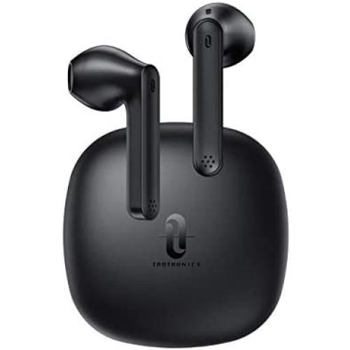 Wireless Earbuds, TaoTronics True Wireless Earbuds SoundLiberty 88, Smart Noise Reduction for Clear Calls, Intuitive Ear Detection, Punchy Bass, IPX8 Waterproof, Built-in Mic, with Charging Case
