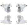 Mobile Game Controller Sensitive Click Shoot and Aim Buttons L1R1 Mobile Phone Trigger Controllers Mobile Game Joystick for PUBG/Fornite/Knives Out/Rules of Survival - 1Pair