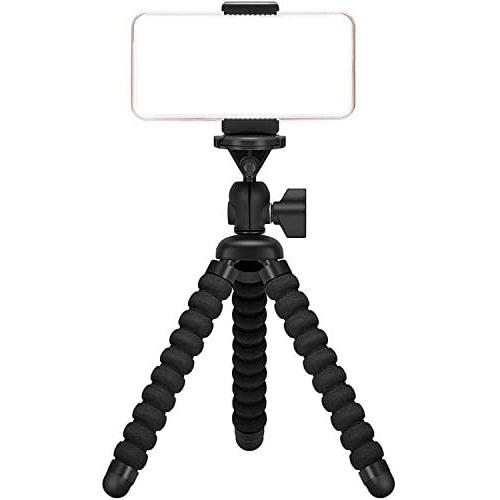Ailun Digtal Camera Tripod Mount Stand Camera Holder for iPhone 11/11 Pro/11 Pro Max/X Xs XR Xs Max 8 7 Plus Digtal Camera Galaxy s20, s20+ S20Ultra s10 Plus S9+ Note 10 Camera and More Black