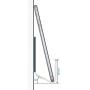 TXesign Adhesive Wall Phone Holder Mount for Smartphones iPhone External Battery Wall Holder Mount (Silky Grey Blue & Transparent)