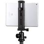 Ulanzi iPad Tripod Mount, Adapter - Aluminum Metal Tablet Tripod Mount with Cold Shoe, iPad Mount for Tripod, iPad Holder for Tripod, Compatible for iPad Mini, iPad, iPad Pro, and More Tablets