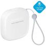 Samsung SmartThings Tracker | Live GPS Tracking Via Nationwide LTE| Track Locations of Kids, Car, Keys, Pet, Wallet, Luggage, and More | Small Compact Lightweight 1.7 x1.7 in | White