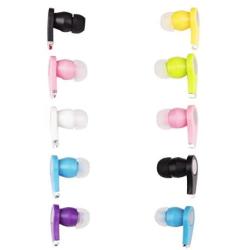 JustJamz 30 Pack 3.5mm Stereo in-Ear Earbud Headphones - Earphones (Assorted Colors)