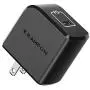 USB C Charger, RAMPOW 61W PD Charger [GaN Tech] Type C Power Delivery Wall Charger, Fast Charging Foldable adapter for MacBook Pro Air, Dell XPS 13, HP Spectre, iPad Pro, iPhone SE 11 Pro Max and More