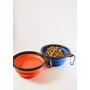 Matrose Red and Blue Dog and cat Collapsible Travel Bowls 350 ml or 12oz Perfect for Small to Medium Pets 2 Pack