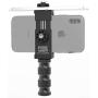 Universal Video Rig System for Vertical and Horizontal Shooting with Any Smartphone DREAMGRIP Scout XM with Patented Track Connector for External Lights, Mic and Another Photo/Video Accessories