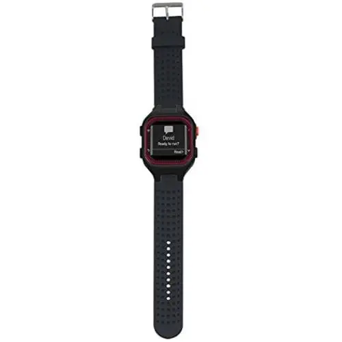 Replacement Band Compatible with Garmin Forerunner 25 GPS Running Watch Wristband Fitness Tracker for Smarwatch(Mans Strap) (Black) Replacement Band Compatible with Garmin Forerunner 25 GPS Running Watch Wristband Fitness Tracker for Smarwatch(Mans Strap) (Black)