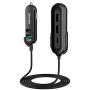 RapidX RXX5USBBOBPL X5 Plus Car Charger 5 USB Ports QC 3.0/Type CBlack on Black